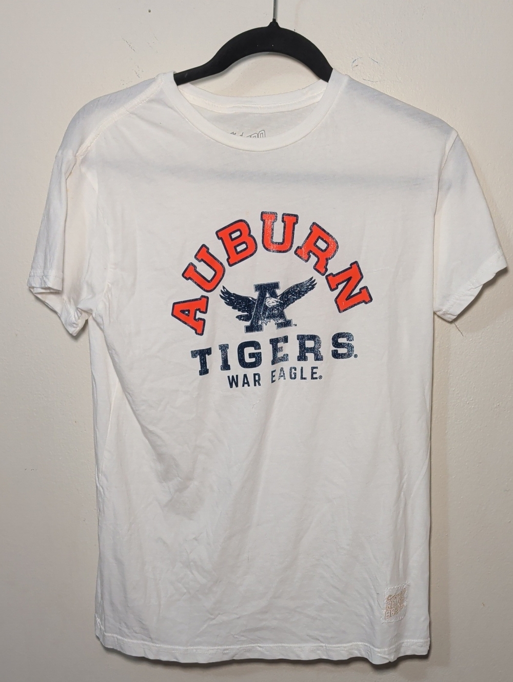 The Original Retro Brand Auburn University Tigers T-shirt White Women's Size XS